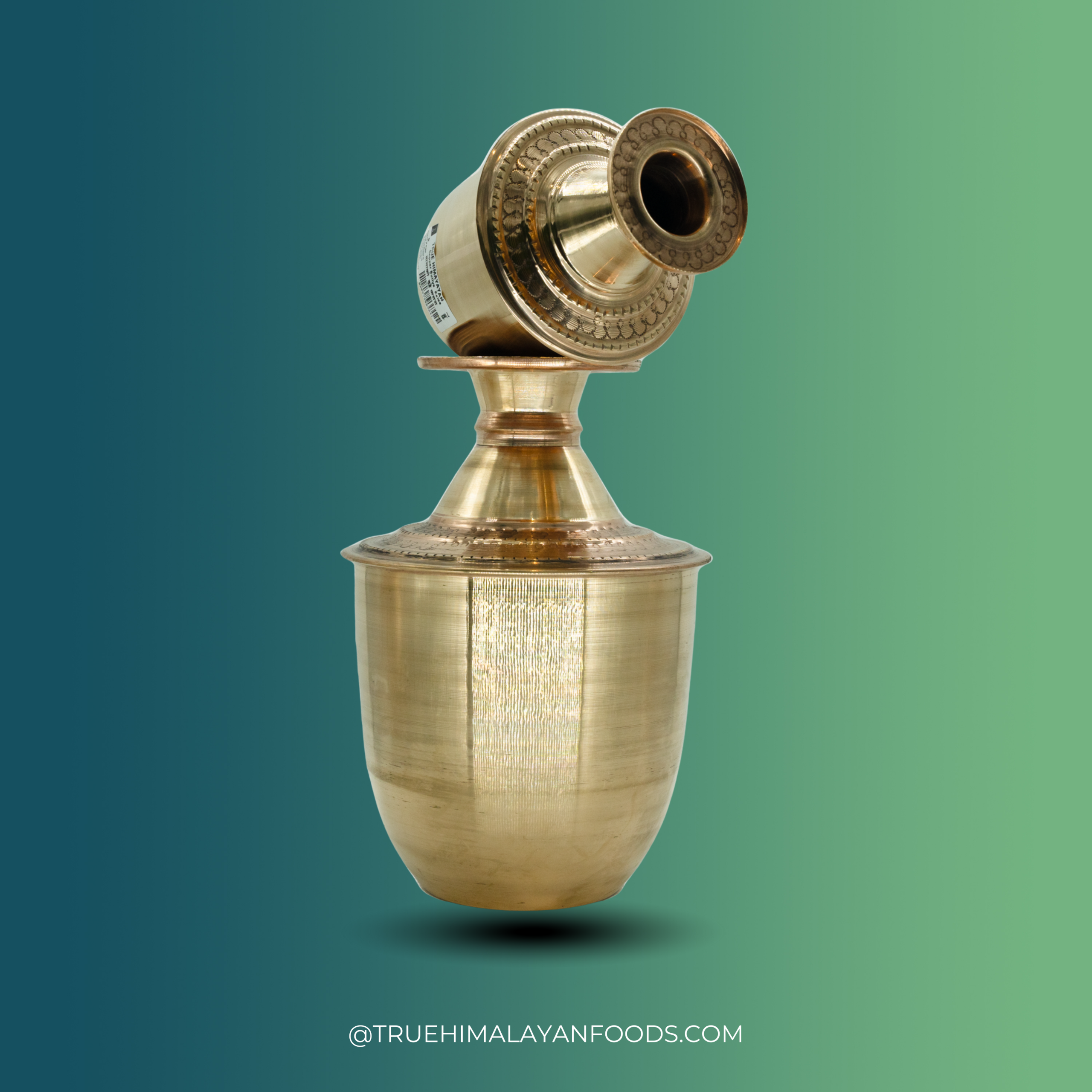 Brass Gagri traditional Nepali brass water vessel पित्तलको गाग्री