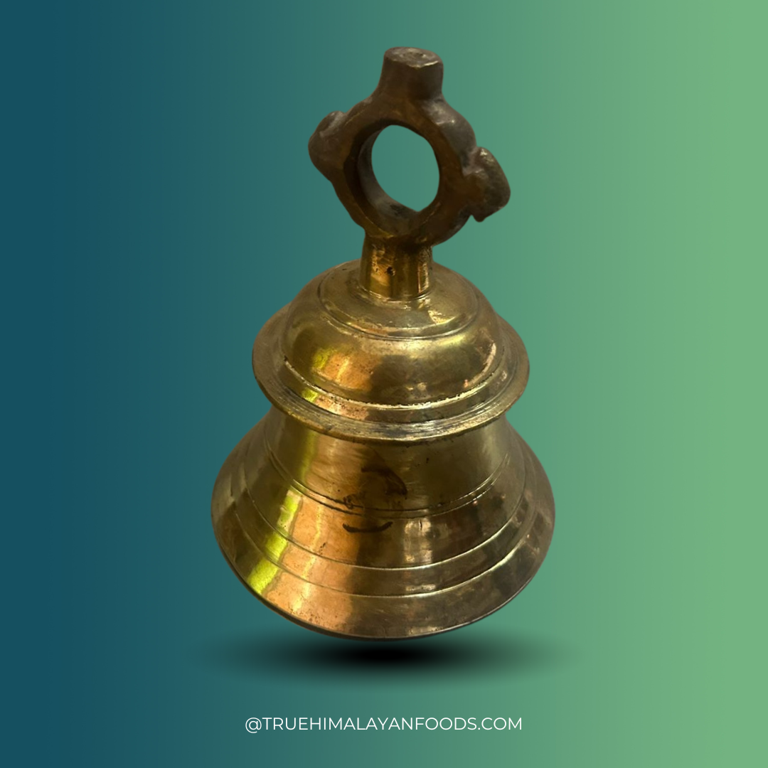 Brass Ghanti Pot Big Ghanti handcrafted Nepali brass vessel