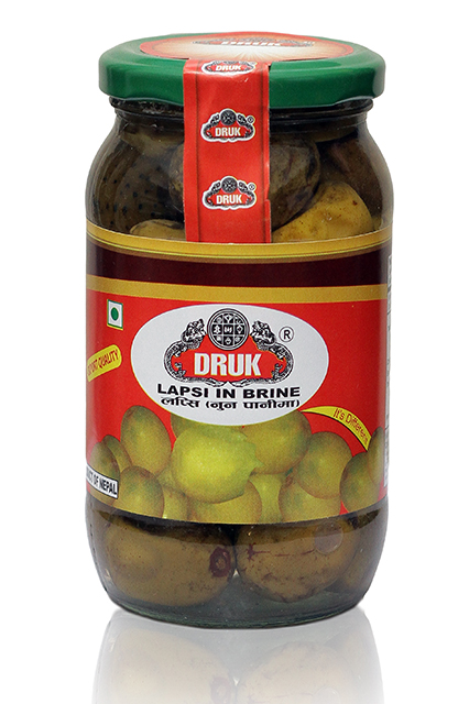 Druk Lapsi Pickle 380g glass jar sweet spicy Nepali achar