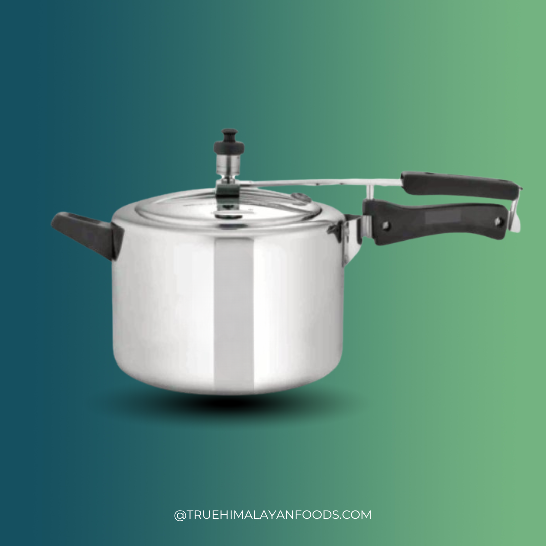 Classic stainless steel pressure cooker (प्रेशर कुकर) for kitchen use, usa-wholesale