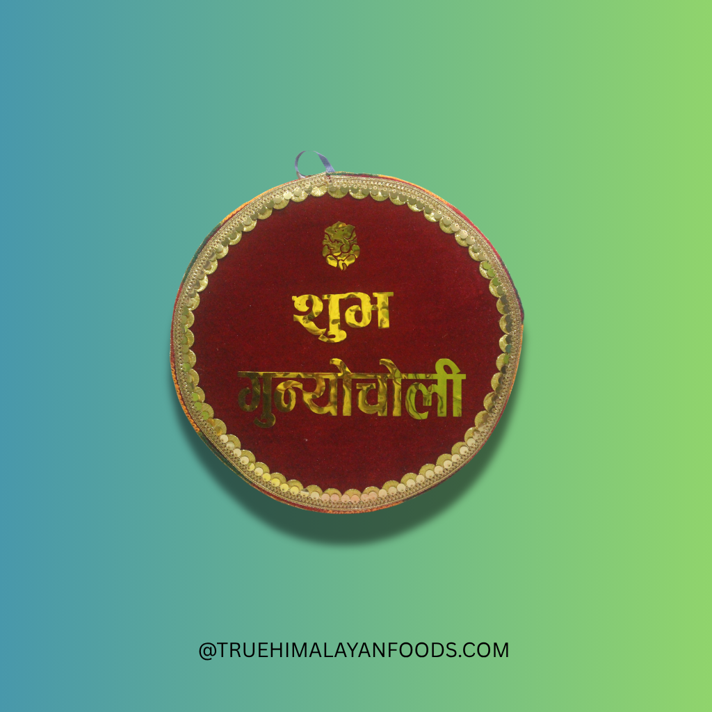Gunyo Cholo Nanglo traditional Nepali ceremonial bamboo tray for cultural celebrations