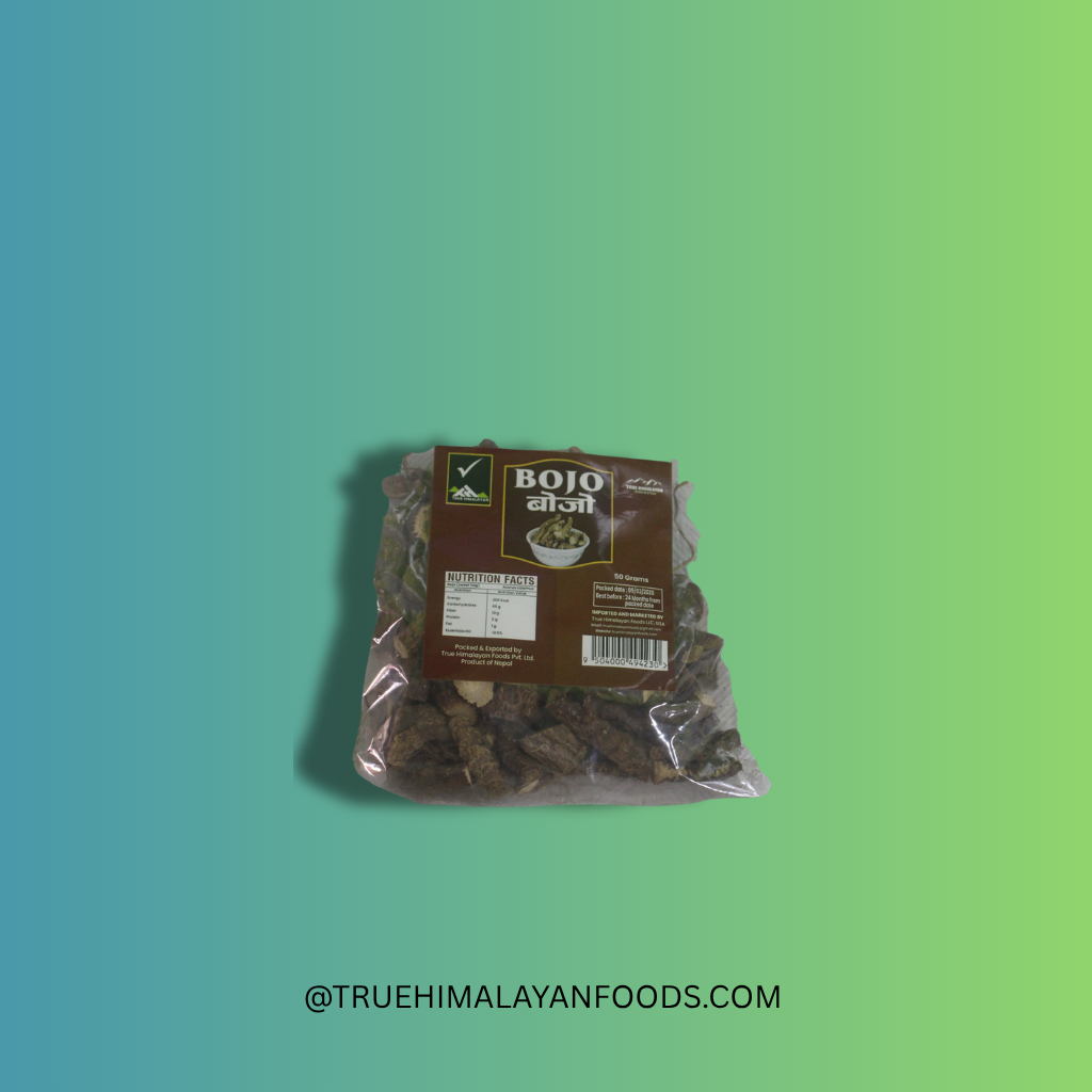 Bojo authentic Himalayan sweet flag root herb in packaging